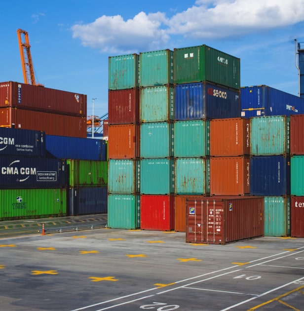 Container terminal yard